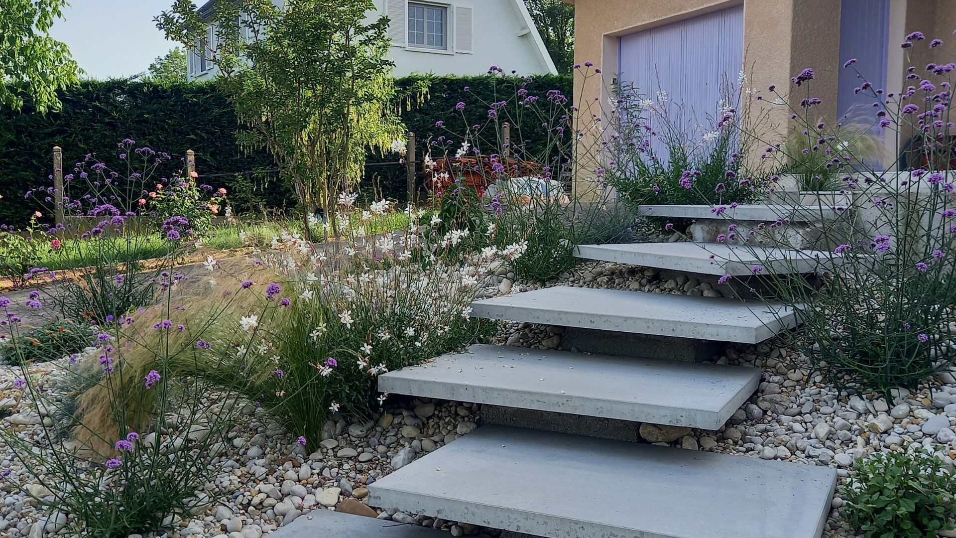 Creation de jardin Charlieu- aménagements paysager