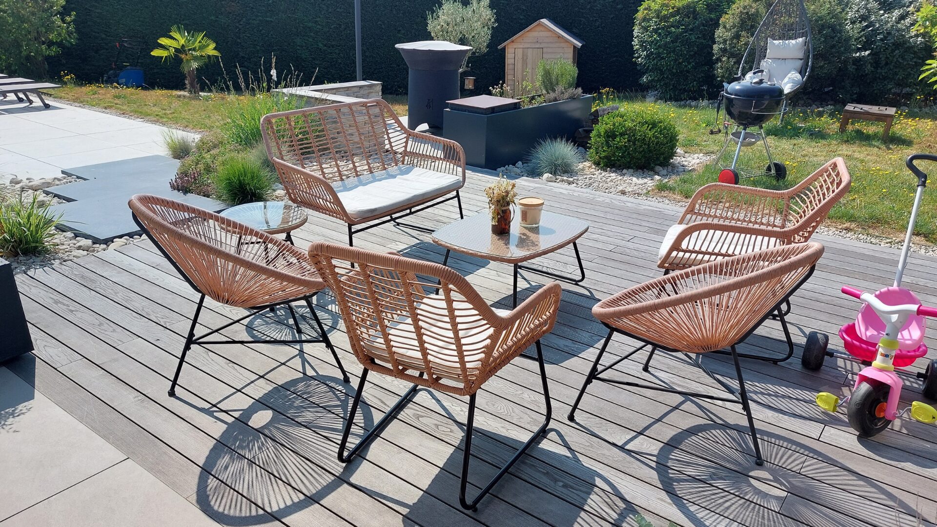 Aménagement de jardin Paray-le-Monial- aménagement de terrasse