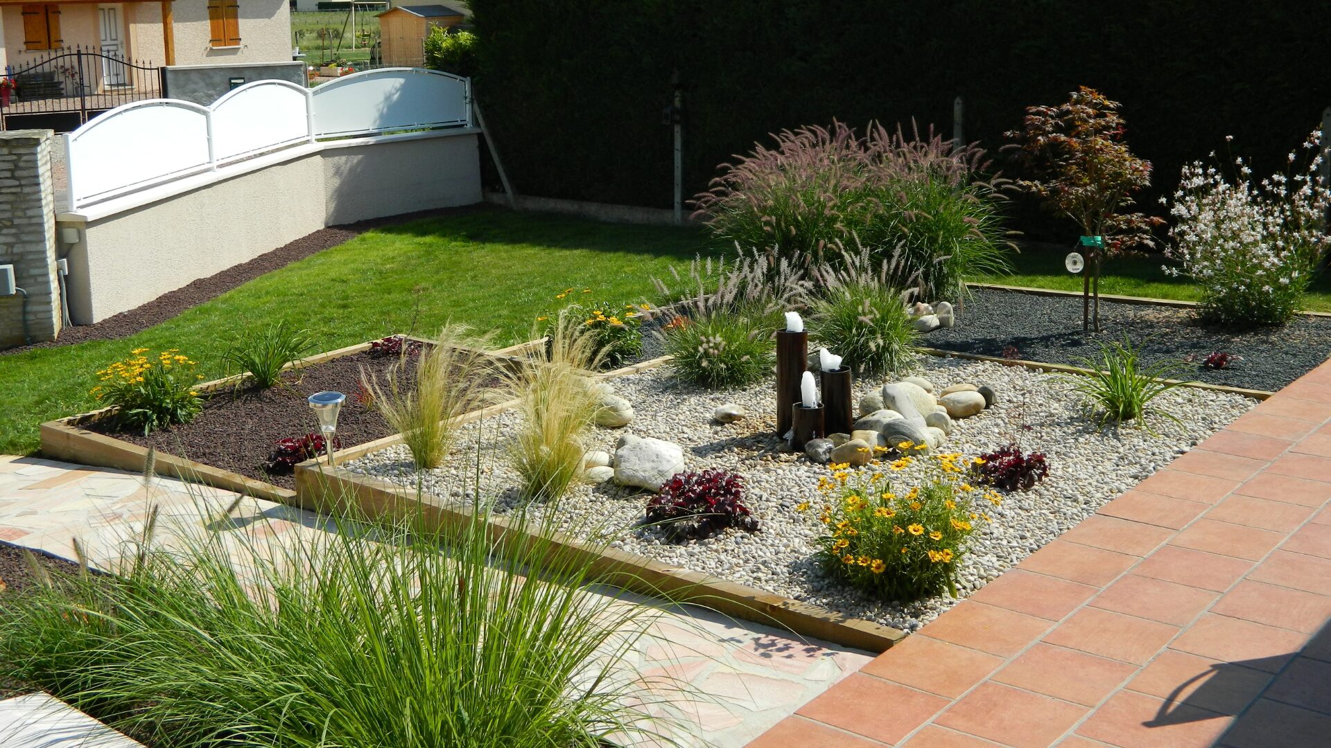 Amenagement vegétal Charlieu - plantation