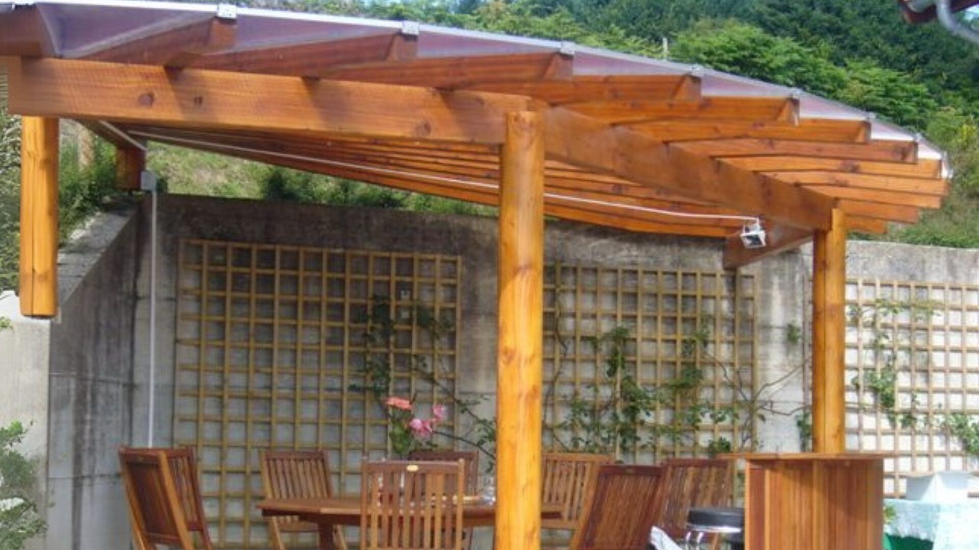 Installation & structure Charlieu - pergola bois