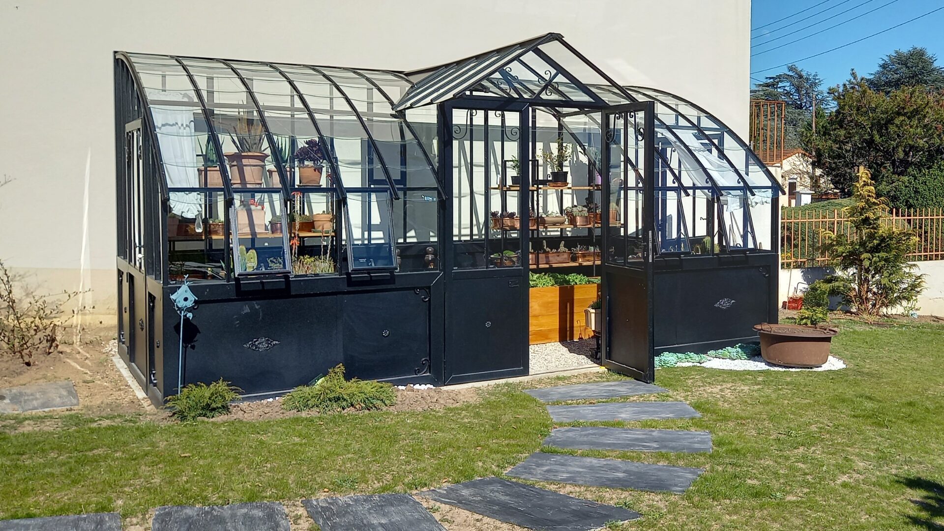 Installation & structure Charlieu - serre