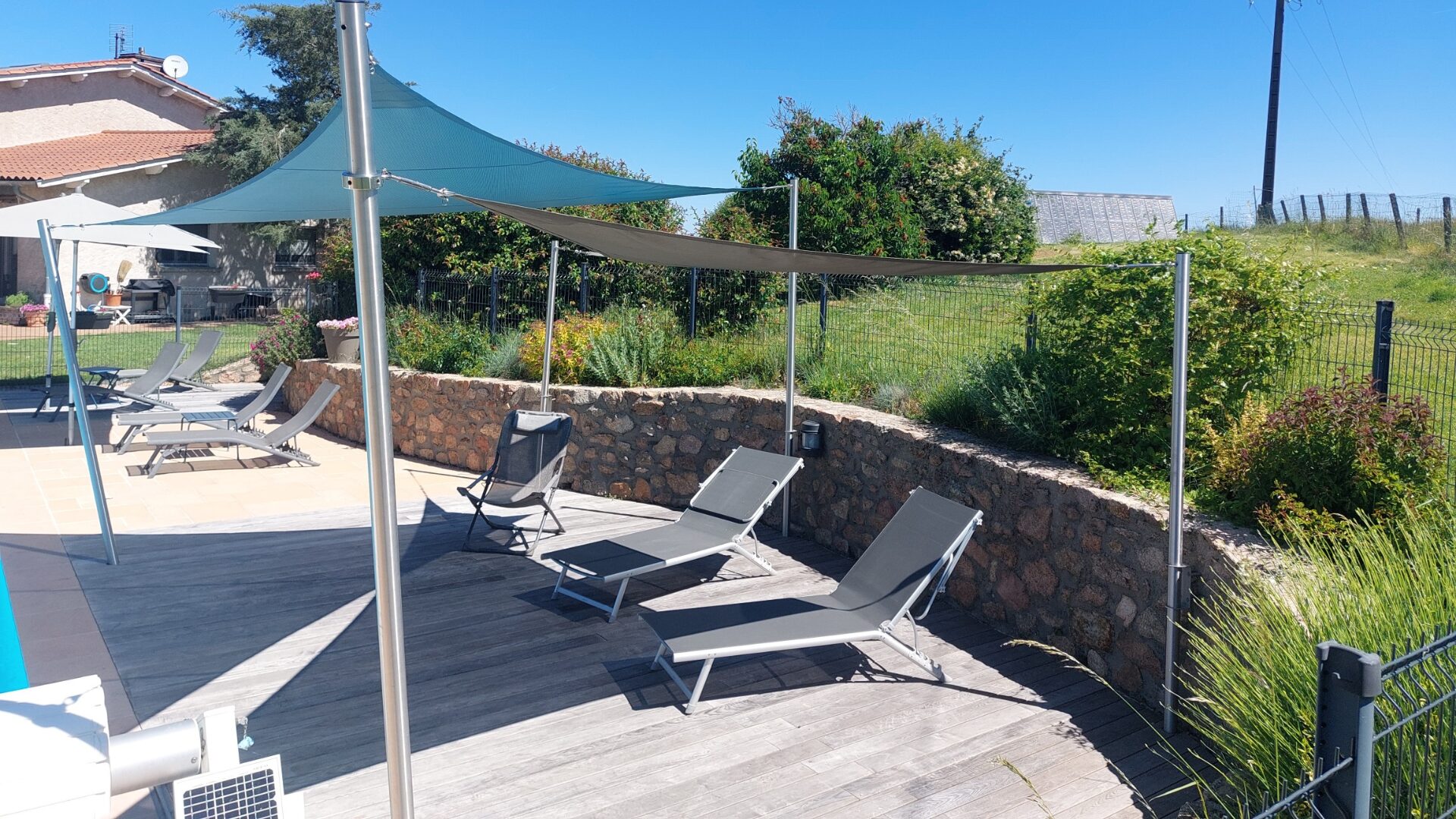 Installation & structure Paray-le-Monial - toile ombrage