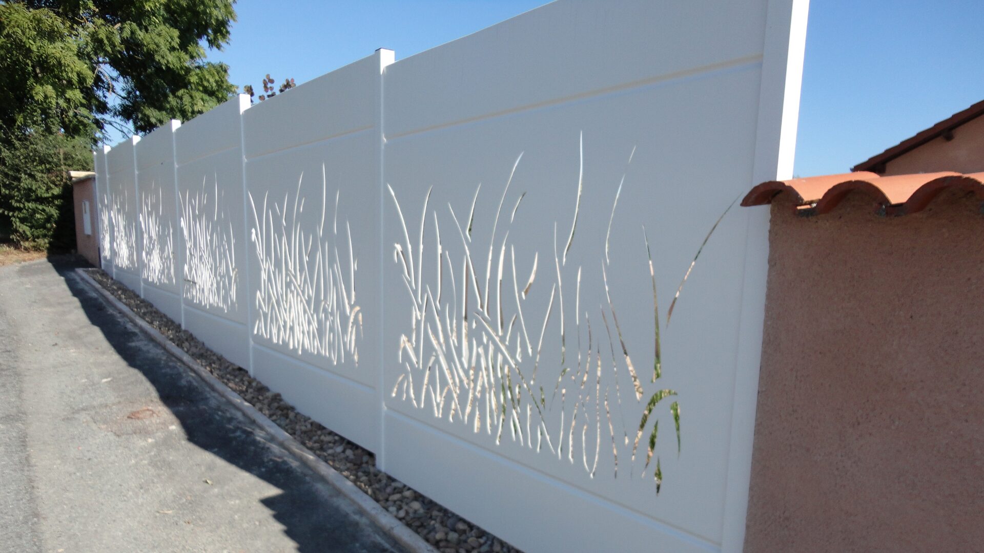 amenagement de jardin roanne - brise vue metal