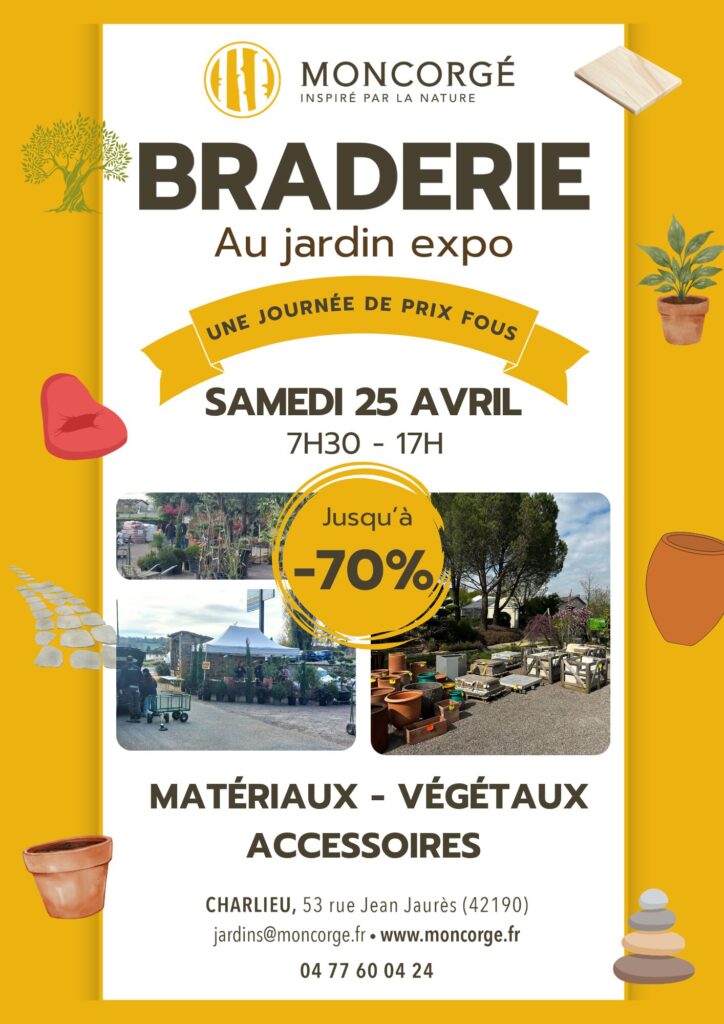 braderie - paysagiste roanne charlieu paray-le-monial